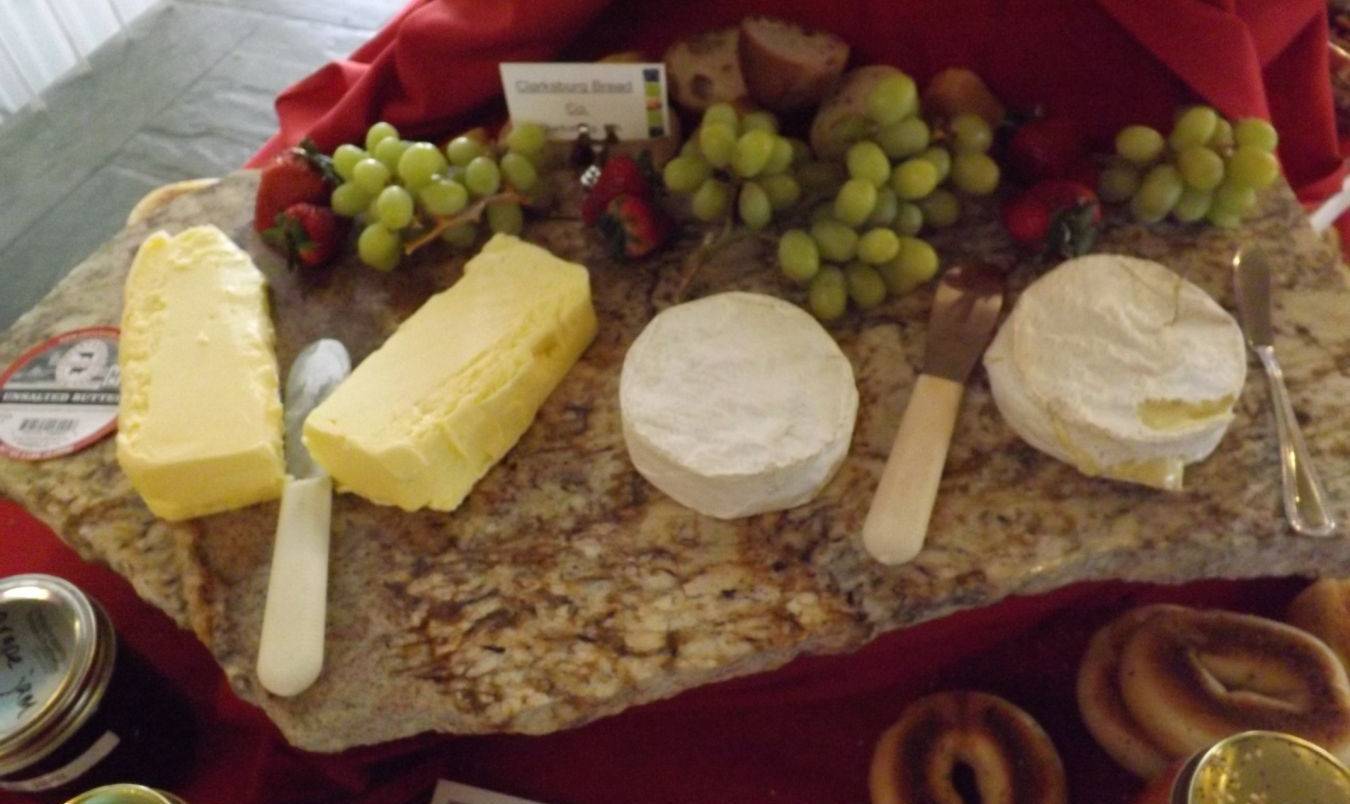 Cheeses from local farms.