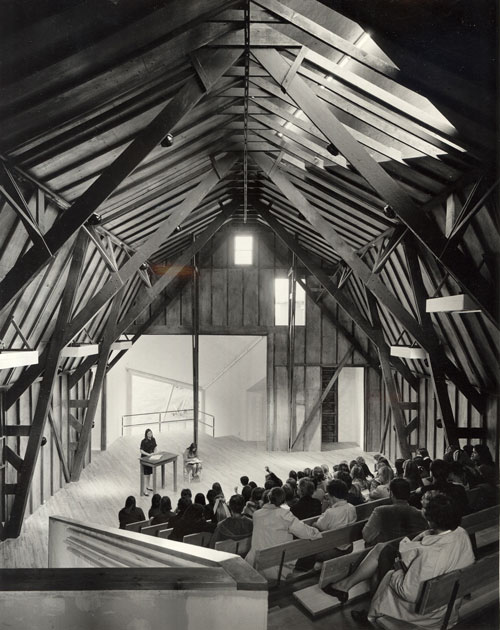 ARC theater interior on the Simon's Rock campus, 1966